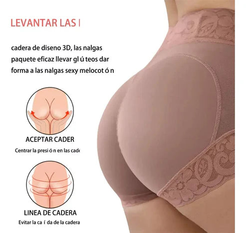 Panty Levanta Cola Con Encaje